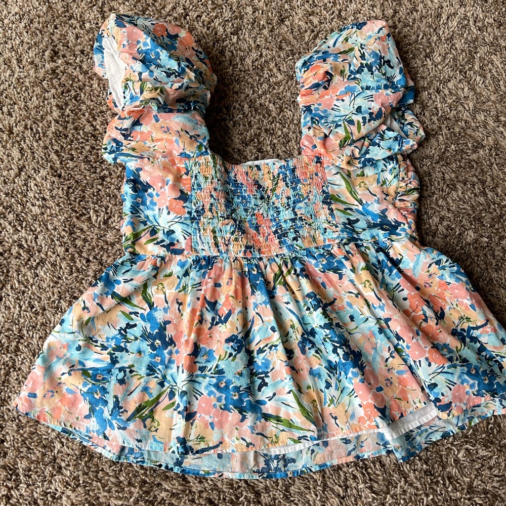 Abercrombie and fitch Floral Puff Sleeve top - Picture 6 of 6